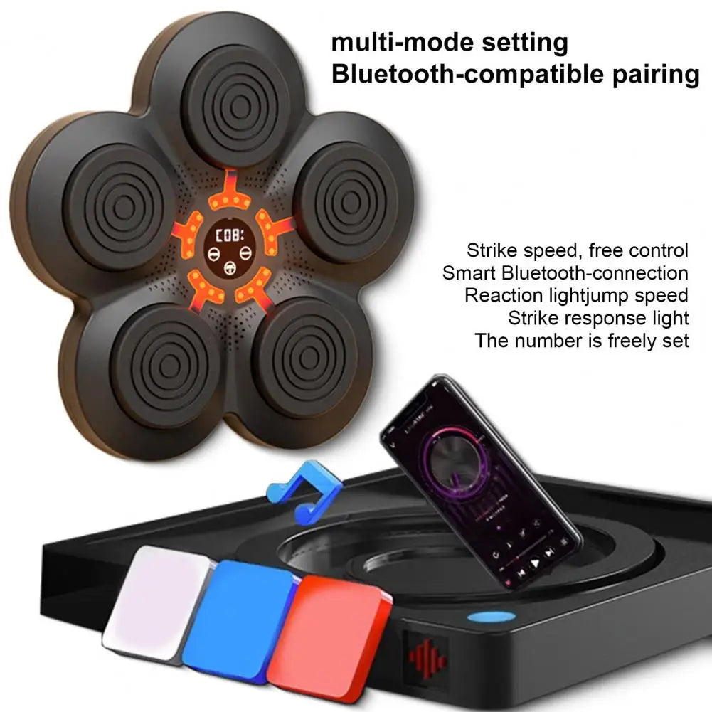 Machine de boxe Bluetooth avec LED